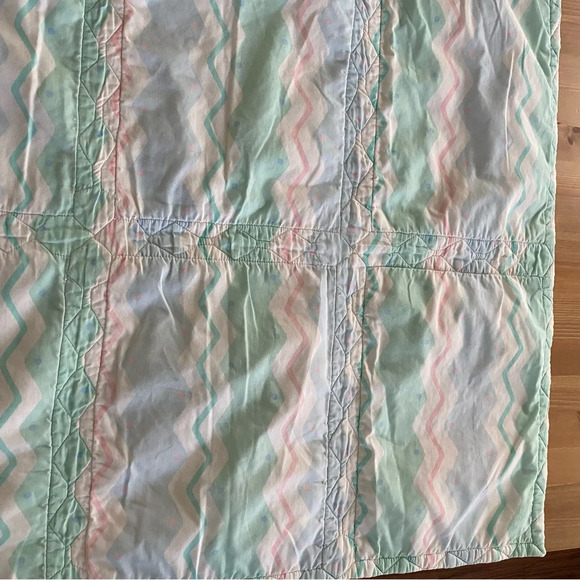 VTG Bucilla Mother Goose Rhymes Quilt (63480) Finished Quilt 30x33” Baby Blanket - Picture 13 of 15